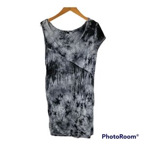 Tie Dye Fringe Dress